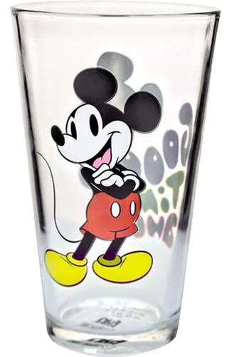 Vaso De Vidro Mickey Mouse 473 Ml Fun Kids