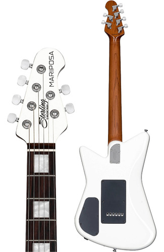 Imagen 2 de 5 de Guitarra Eléctrica Sterling Mariposa Imperial White