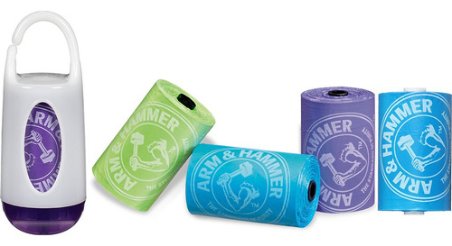 Dispensador De Bolsas De Fraldas Munchkin Arm & Hammer Com 3
