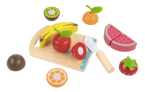 Set Corte De Frutas Y Verduras Magnific Jugueteria El Pehuen