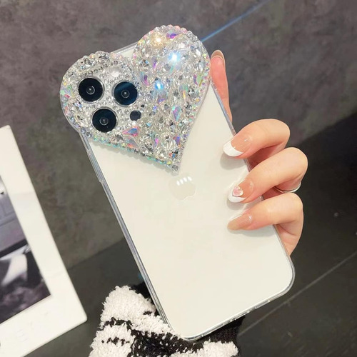 Funda Para iPhone 14 Plus 3d De Lujo Con Purpurina Brillante