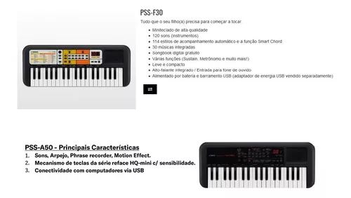 TECLADO INFANTIL YAMAHA PSS F30 ANÁLISE COMPLETA 