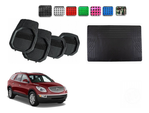 Tapetes 4pz Color 3d + Cajuela Buick Enclave 2006 - 2012