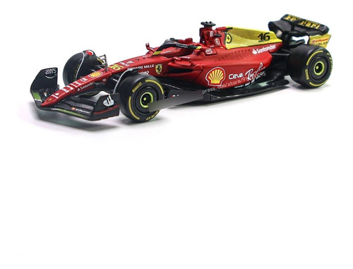 Miniatura F1 Ferrari F1-75 2022 Leclerc  1:43 12cm