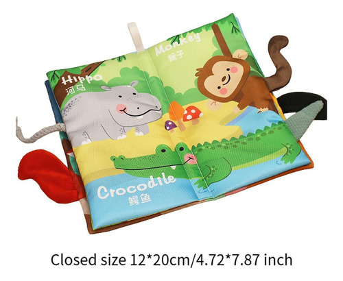 Libro De Educación Temprana Para Bebés, Libro De Cola 3d
