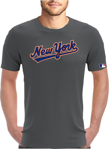 Playera Beisbol New York Mets Clasica Deporte