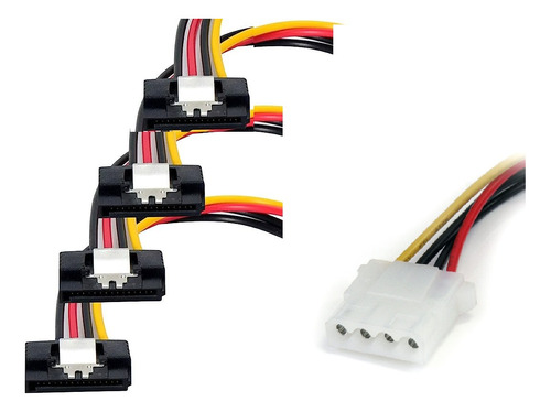 Cable Molex Hembra A Sata Poder X4 Dvr Dahua