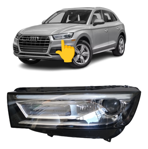 Farol Audi Q5 Original 2018 2019 2020 Detalhe  (Recondicionado)