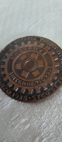 Medalla Rotary Internacional.santiago De Chile 1938.