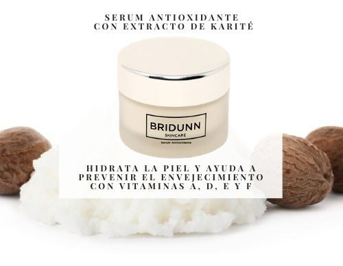 Crema Revitalizadora Antioxidante Bridunnskincare Con Karité