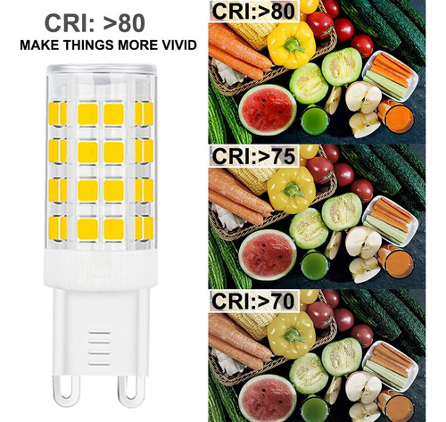 Sumvibe G9 Led Bulb 5w, 40w G9 Reemplazo De Bombilla De Haló