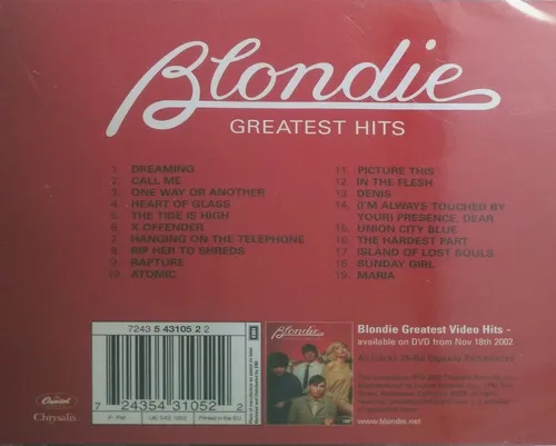 Blondie - Greatest Hits Cd Nuevo