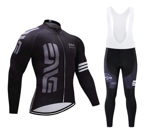 Uniforme Ciclismo Ruta Mtb Dna Largo Badana En Gel Pantalón