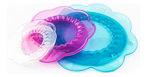 L Juego De Tapas Elásticas De Silicona Reutilizables