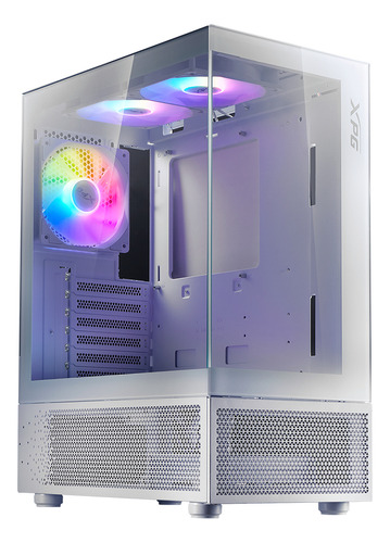 Gabinete Adata Xpg Invader X Mini White Atx 4 Ventiladores Color Blanco