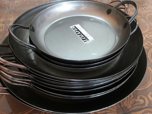 Imagen 2 de 3 de Paellera Chapa 20cm Gastronomica Chapa Con Asas B2