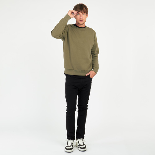 Buzo Hombre Kevingston Wells Liso Classic Fit Verde