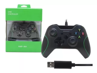 Controle Xbox One Com Fio 3 Metros Game Pc Gamer Kap-x01