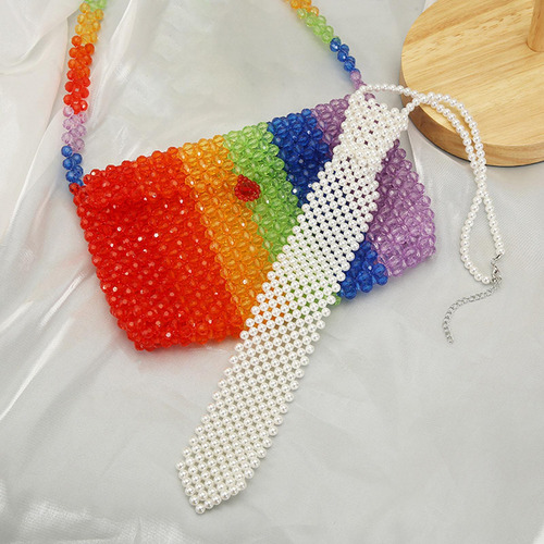 Collar De Perlas De Imitación Corbata Joyería Cadena