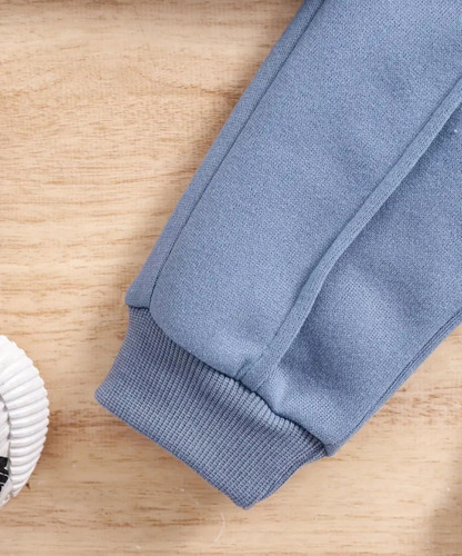 Conjunto Dos Piezas Pantalón, Sudadera Invierno Azul Azul Acero 2-3 Años