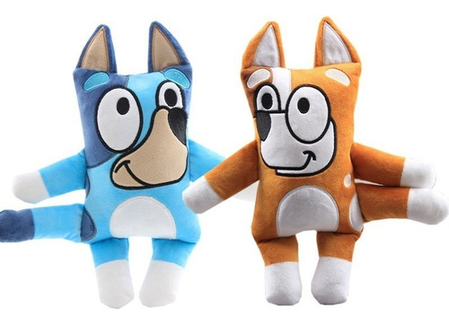 2pcs Bluey Familia Bluey Bingo Papá Mamá Muñeco Peluche R