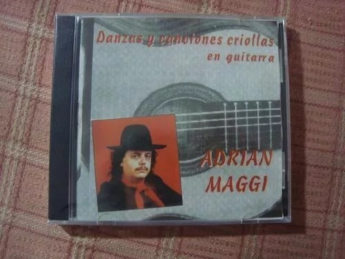 Cd Adrian Maggi Danzas Y Canciones Criollas Guitarra Firmado