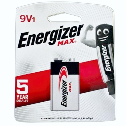 Caja 12 Pilas Alcalinas Energizer Max 9v Baterias Pack X 12