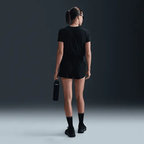 Shorts Nike One Swoosh Negro Mujer