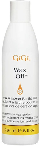 Gigi Wax Off Hair Wax Remover For Skin With Aloe Vera, 8 Oz