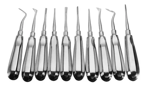 Elevadores Para Extracción Botadores Dentales Kit 10