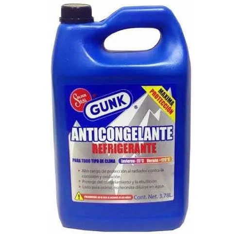 Anticongelante Y Refrigerante Rojo Galón 3.785 Litros Gunk