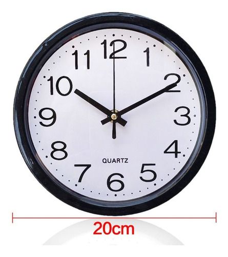 Relojes De Cocina, Reloj De Pared Redondo De 8 Pulgadas Y 20