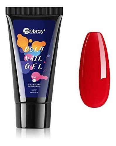 Gel De Extension De Uñas De Polietileno Con 60g Color Rojo