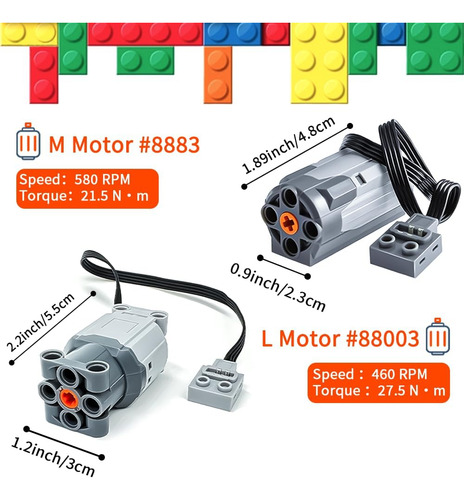 Kit De Motor 10 En 1 Compatible Con Lego Technic
