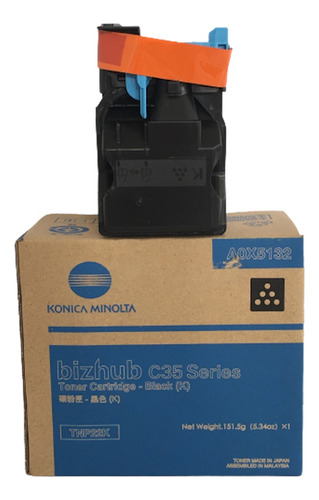 Toner Konica Original Tnp22k Negro Para Bizhub C35