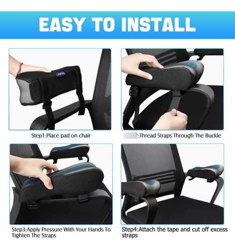 Fundas Ergonómicas Para Reposabrazos De Silla De Oficina
