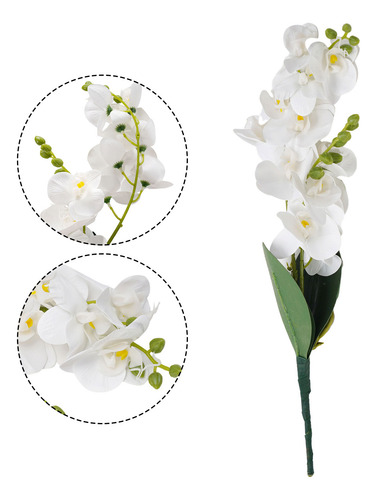 Decorações Artificiais Falsas De Orquídeas, Flores De Orquíd
