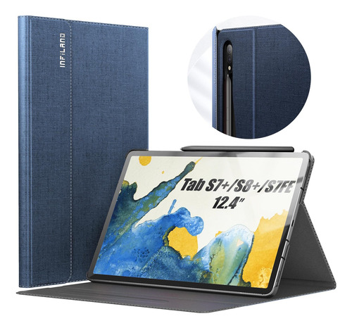 Infiland Funda P/ Samsung Galaxy Tab S7 Plus Y S8 Plus 12.4