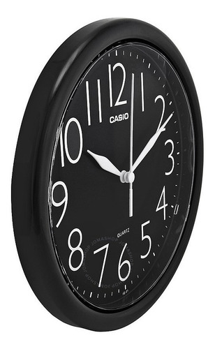 Imagen 5 de 6 de Reloj De Pared Casio Análogo Iq01 Blanco 25 Cm