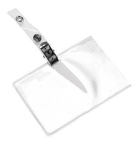 Porta Credencial Clingsor Broche Cocodrilo 65x10 Cm 180 Mic