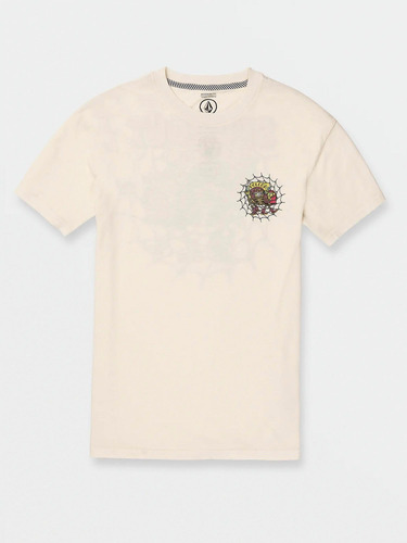 Polera Skate Vitals Provoster Tee Hombre Blanco Volcom