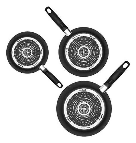 Práctico Juego De Sartenes 20/24/26 Cm Vital Tefal