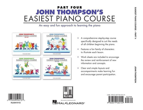 Easiest Piano Course, Part Four Audio Online / Curso Fácil P