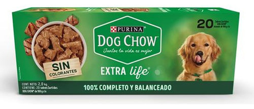 Comida Humeda Perros Dog Chow X 20 Sobres