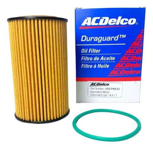 Elemento Filtro Aceite Cruze Acdelco 19279631