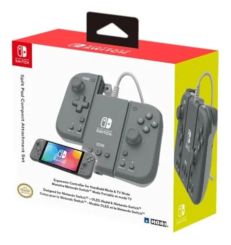 Hori Split Pad Compact Attachment Set Slate Gray