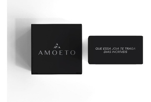 Imagem 3 de 4 de Brinco Feminino Amoeto Corações Semijoia Banhado Ouro Ródio