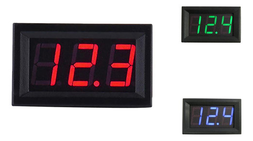 Monitor Digital De Voltímetro De 0,56 Polegada Voltímetro