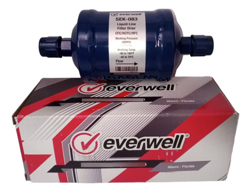 Filtro Secador Roscable Everwell Sek- 083 3/8 3-4 Toneladas 