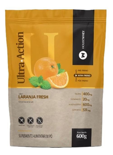 Ultra Action Intra Treino Laranja Fresh Housewhey 600g